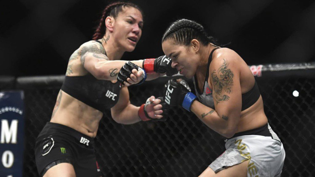 Cris Cyborg and Amanda Nunes