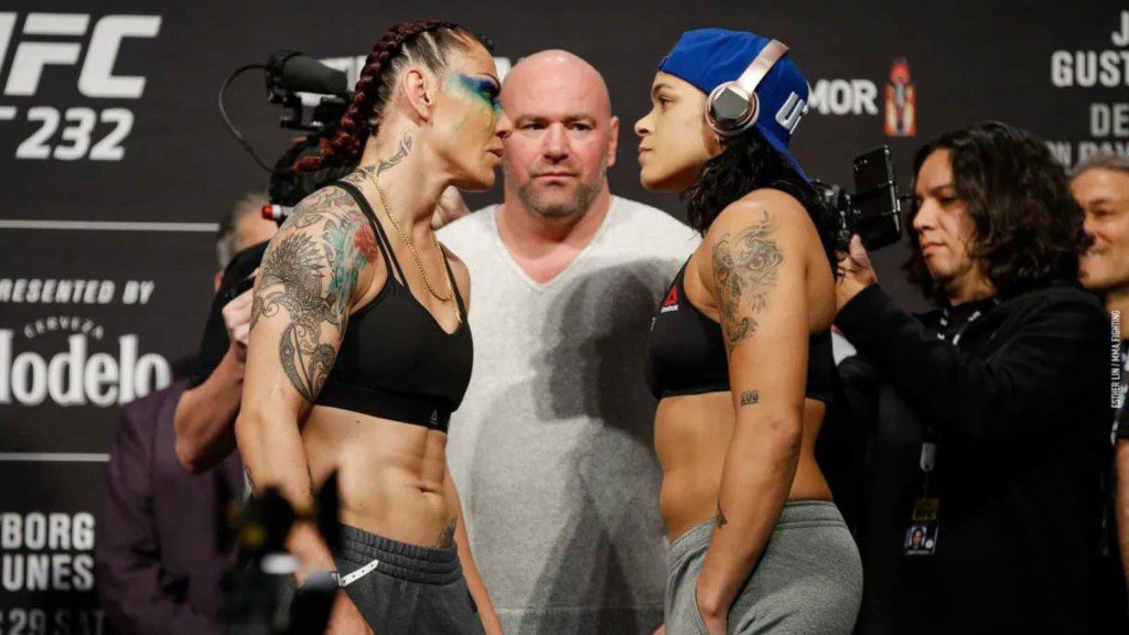 Amanda Nunes and Cris Cyborg