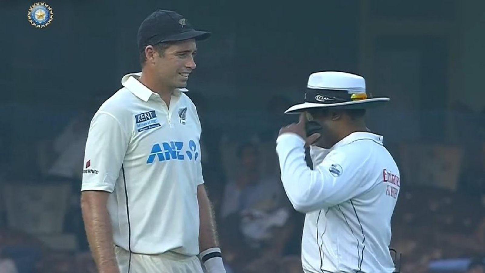 WATCH: Tim Southee takes a dig at on-field umpire Nitin Menon