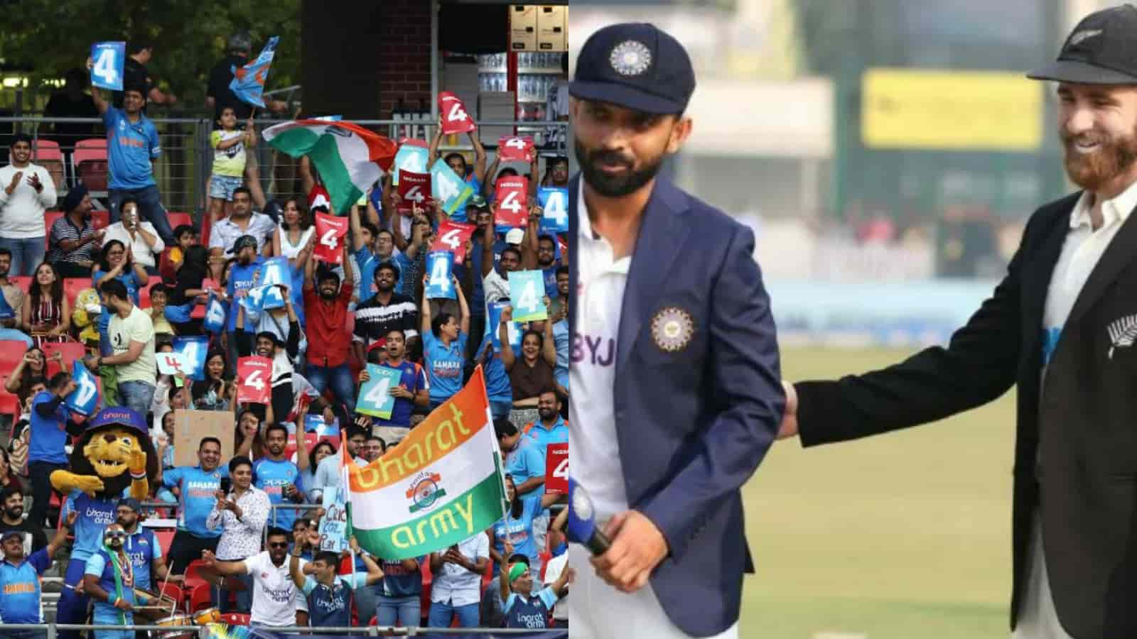 WATCH – Crowd chants “Pakistan Murdabad” during 1st Test between India and New Zealand in Kanpur