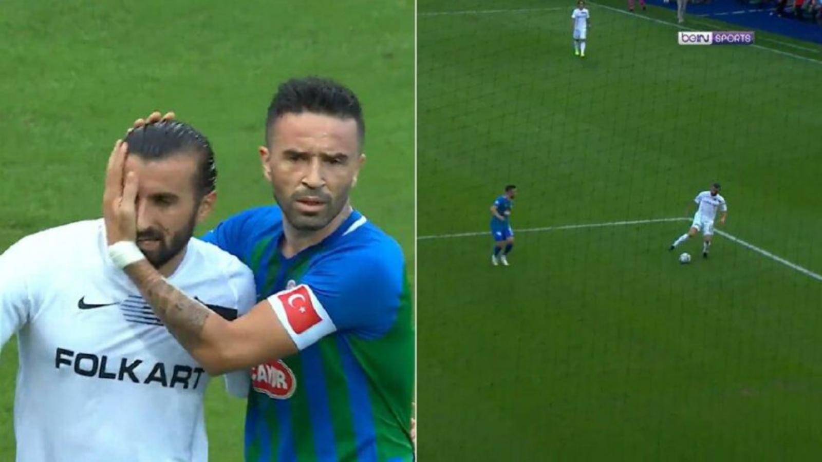 WATCH: Beautiful sportsmanship shown by Erhan Çelenk during a match against Caykur Rizespor