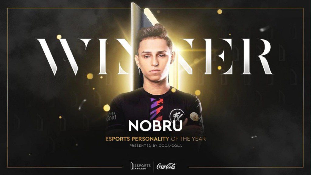 Nobru Win Esports Personality Of The Year 2021