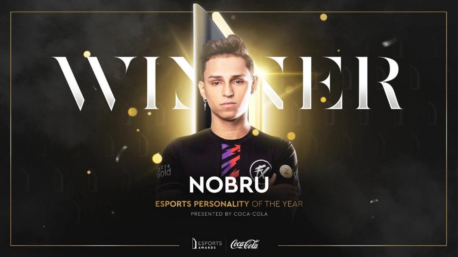 Free Fire Esports Player Nobru Win Esports Personality Of The Year At Esports Awards 2021