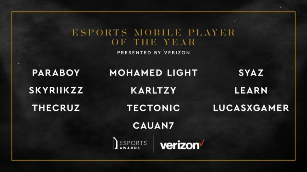 PUBG Mobile star Paraboy bags Esports Mobile Player of the Year award at Esports Awards 2021