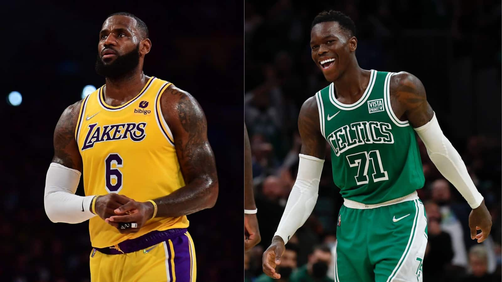 Watch: Dennis Schroder gets involved in Verbal banter with former team bench in Celtics vs Lakers