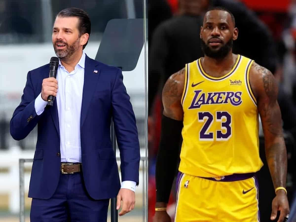 Hoop fans hilariously troll Donald Trump Jr after attacking LeBron James as ‘LeSnitch’