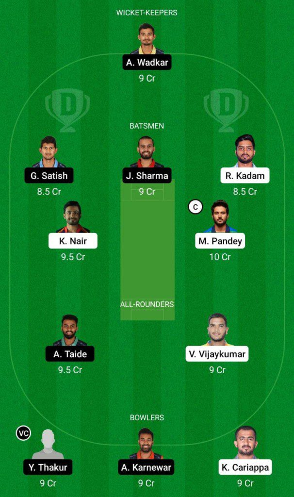 KAR vs VID Dream11