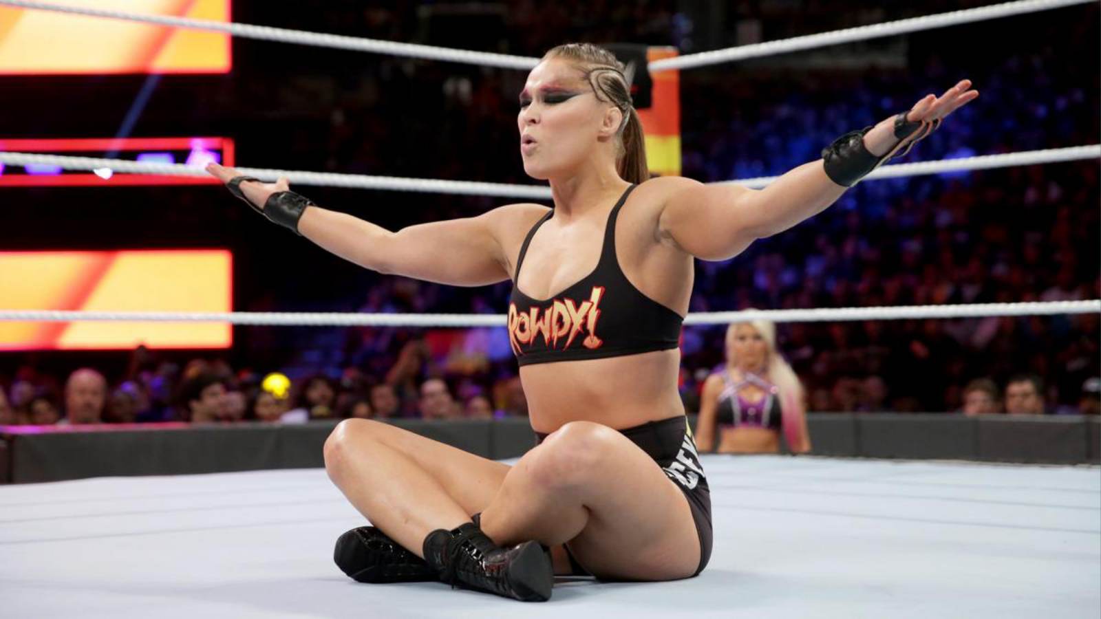 How did Ronda Rousey get the “Rowdy” nickname?