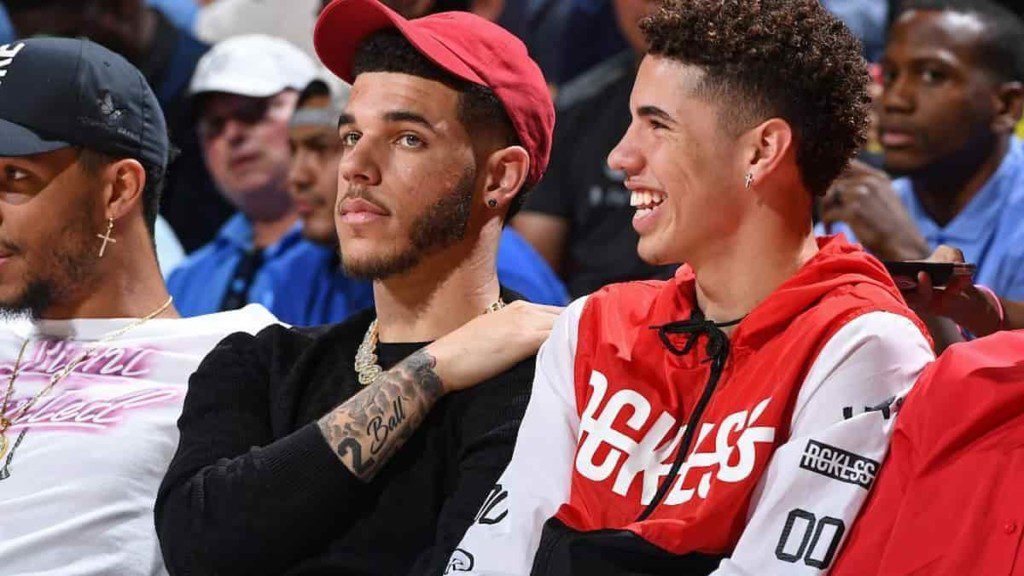 Lonzo Ball and LaMelo Ball