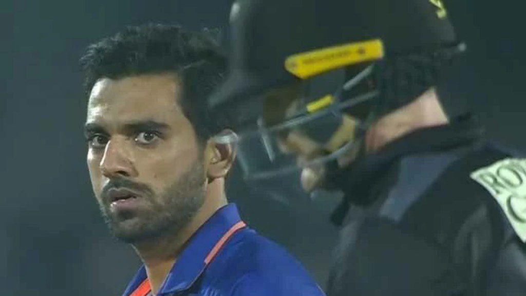 Deepak Chahar's death stare