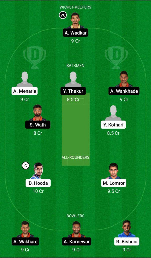 RJS vs VID Dream11