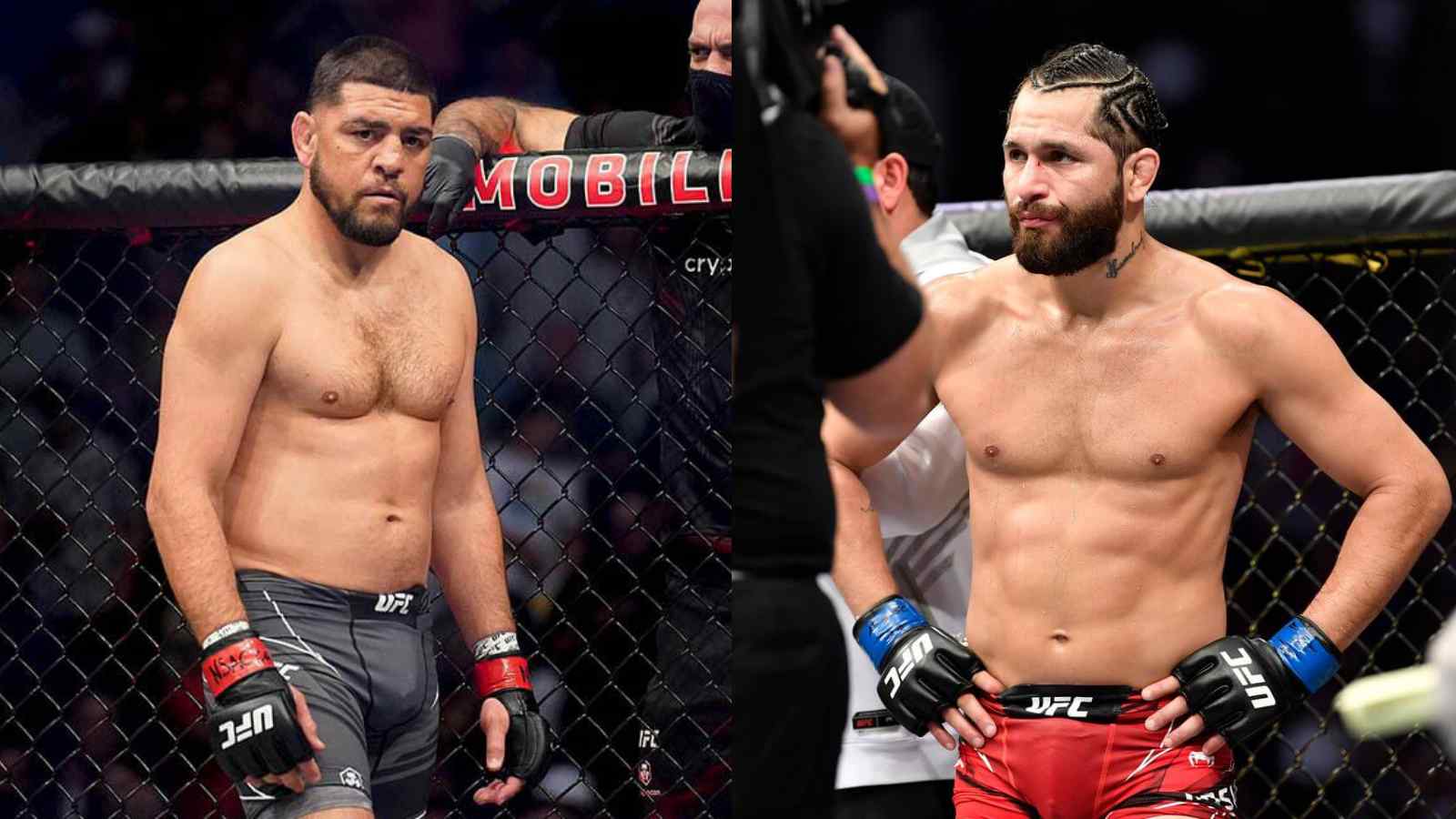 “I don’t want to see the guy get hurt,” Jorge Masvidal admits being worried about Nick Diaz after UFC 266