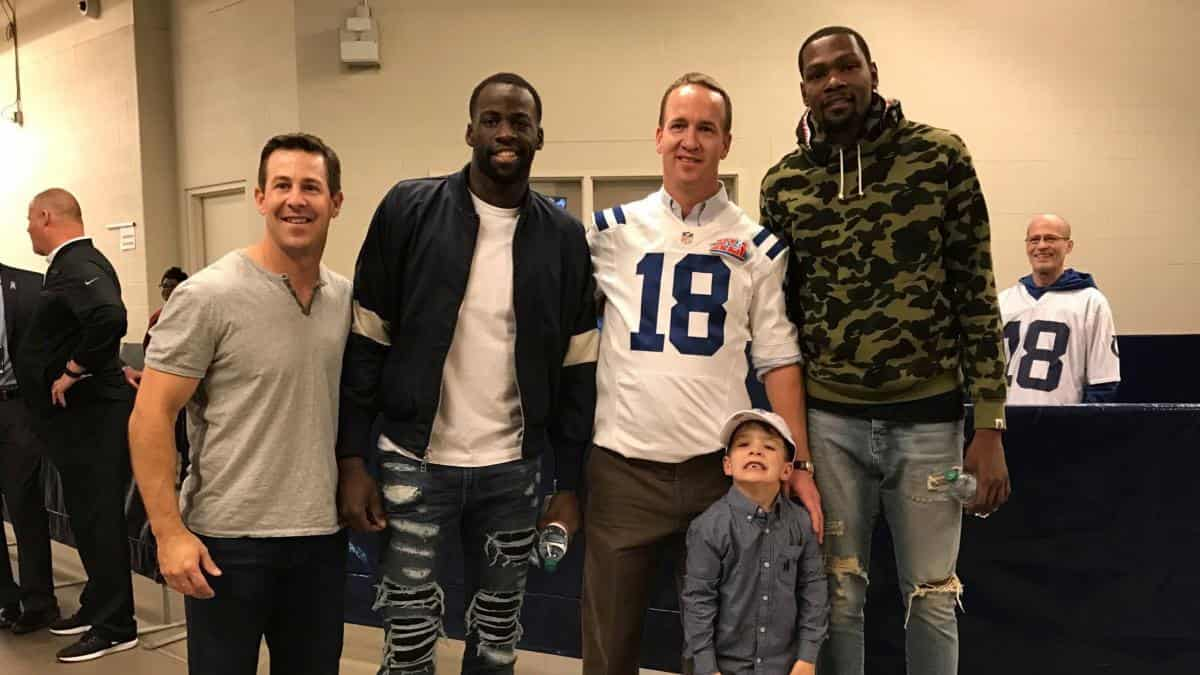 Watch: Golden State Warriors’ Draymond Green trash talks with Peyton Manning