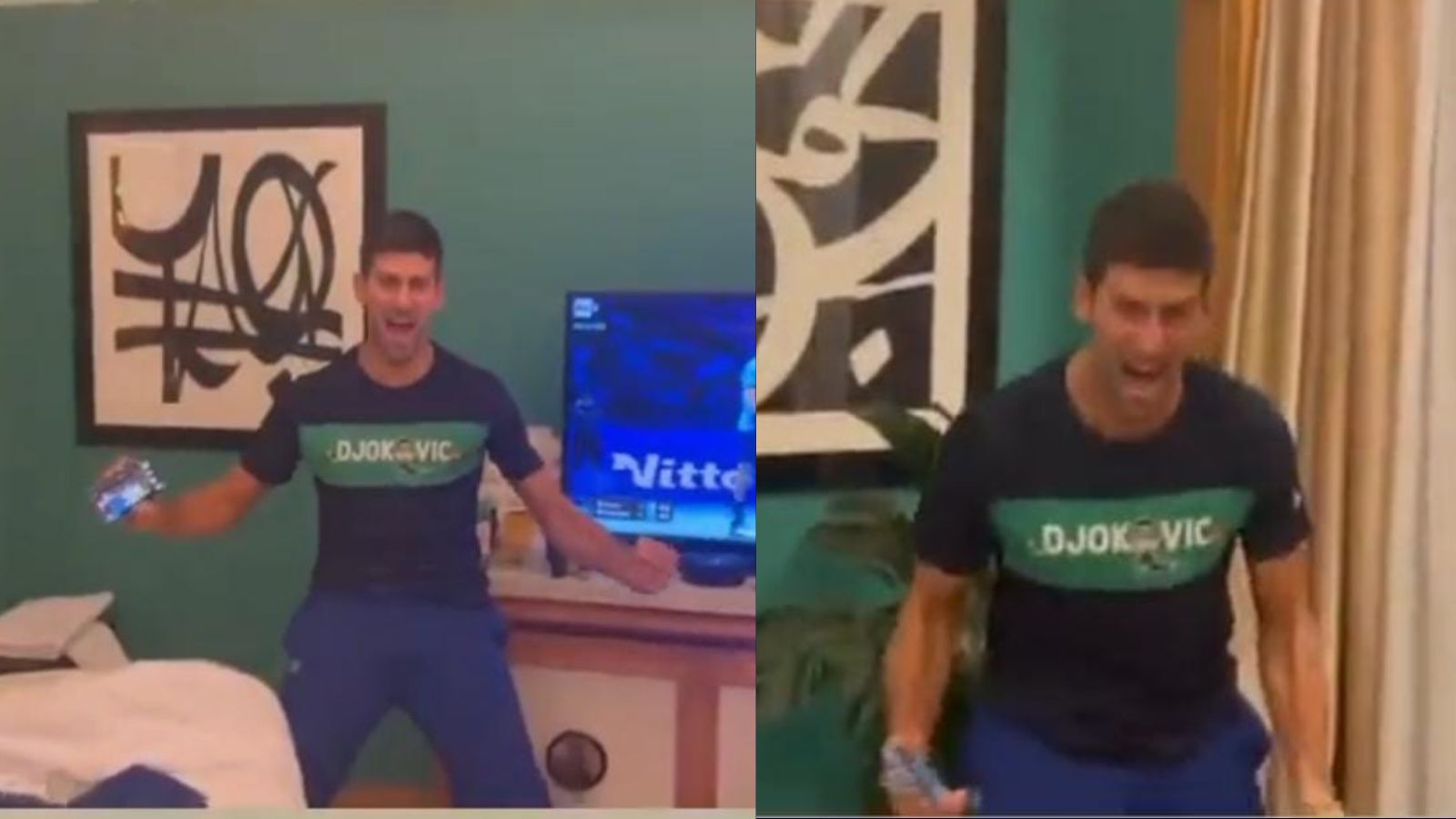 WATCH: Djokovic goes wild after Serbia stuns Portugal to qualify for the 2022 FIFA World Cup