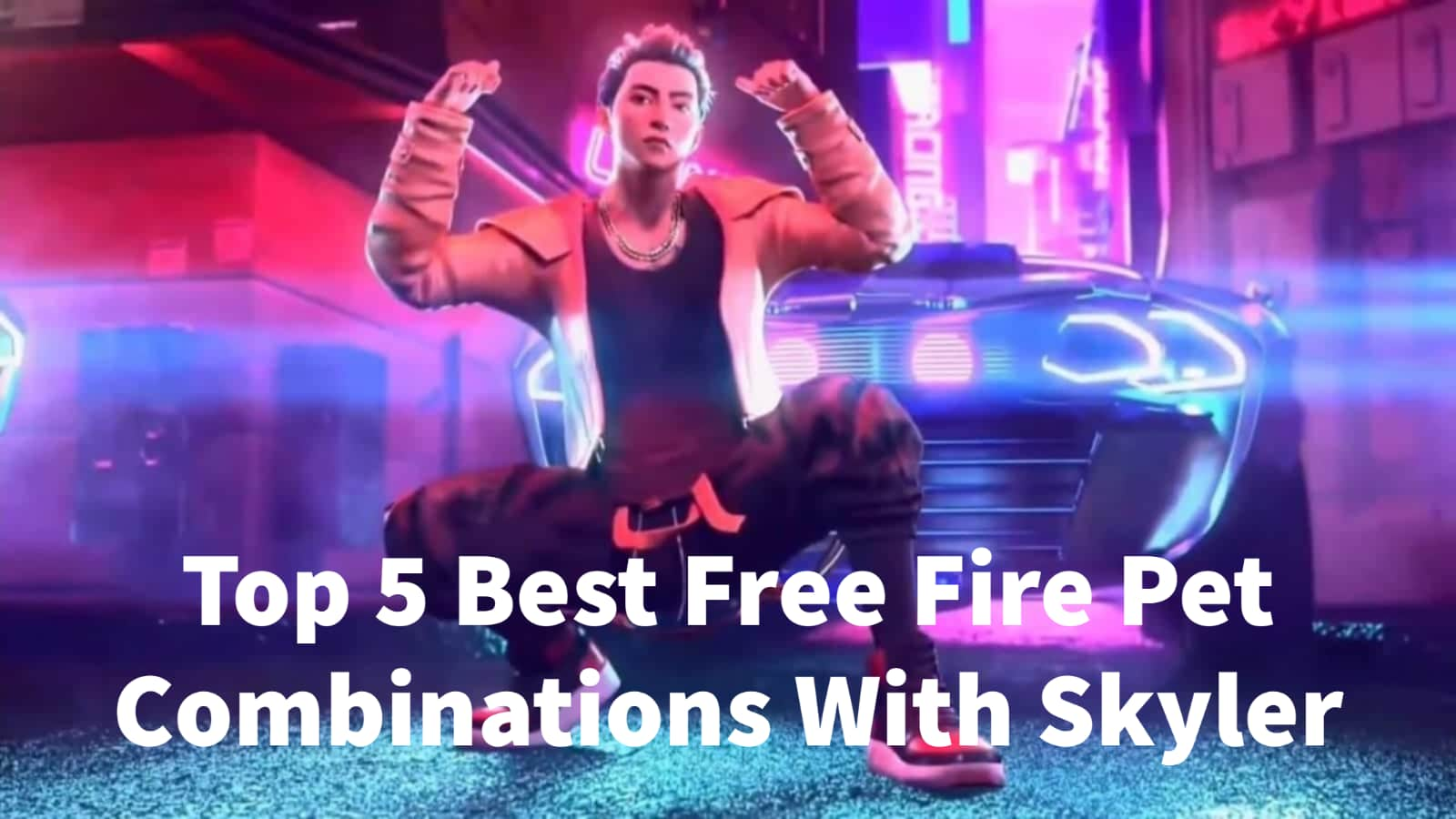 Top 5 Best Free Fire Pet Combinations With Skyler For November 2021