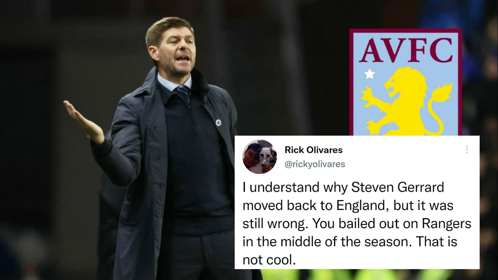 Twitter Reacts to Steven Gerrard’s appointment as Aston Villa manager