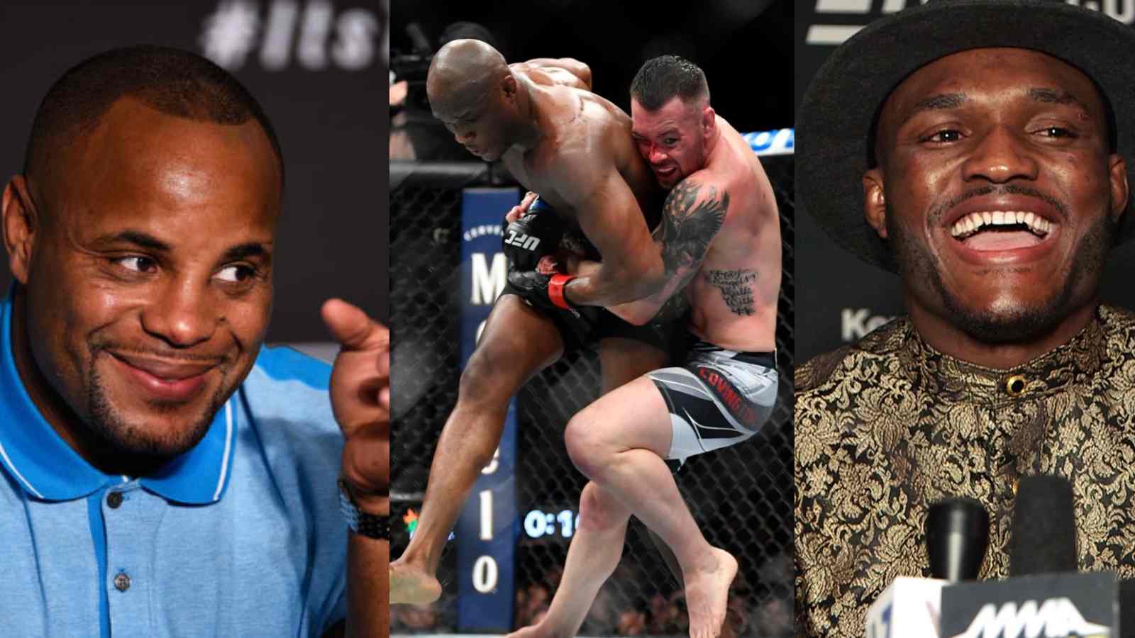 “It’s 50-50,” Kamaru Usman and Daniel Cormier have a funny argument over Colby Covington’s takedown