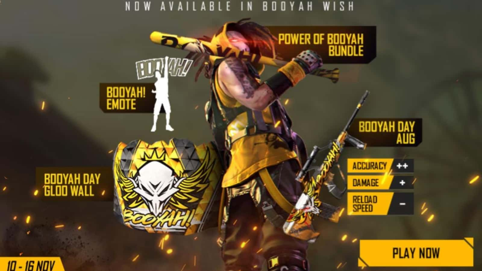 How to get the Power of Booyah Bundle in Free Fire Booyah Wish?