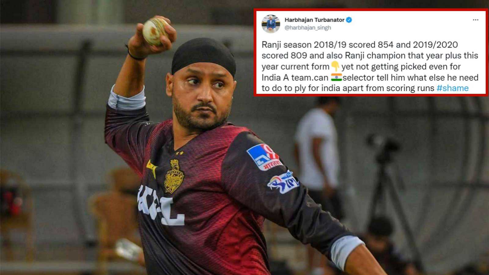 Harbhajan Singh lashes out at BCCI for leaving out domestic star from India A squad for South Africa tour