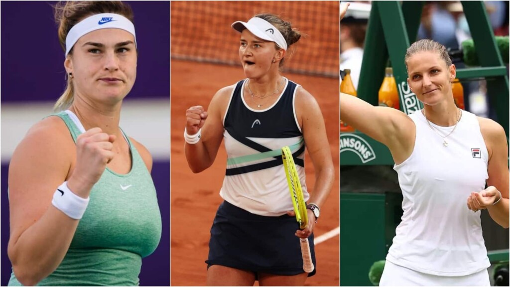 Aryna Sabalenka, Barbora Krejcikova, Karolina Pliskova - top 3 seeds of the WTA Finals 2021