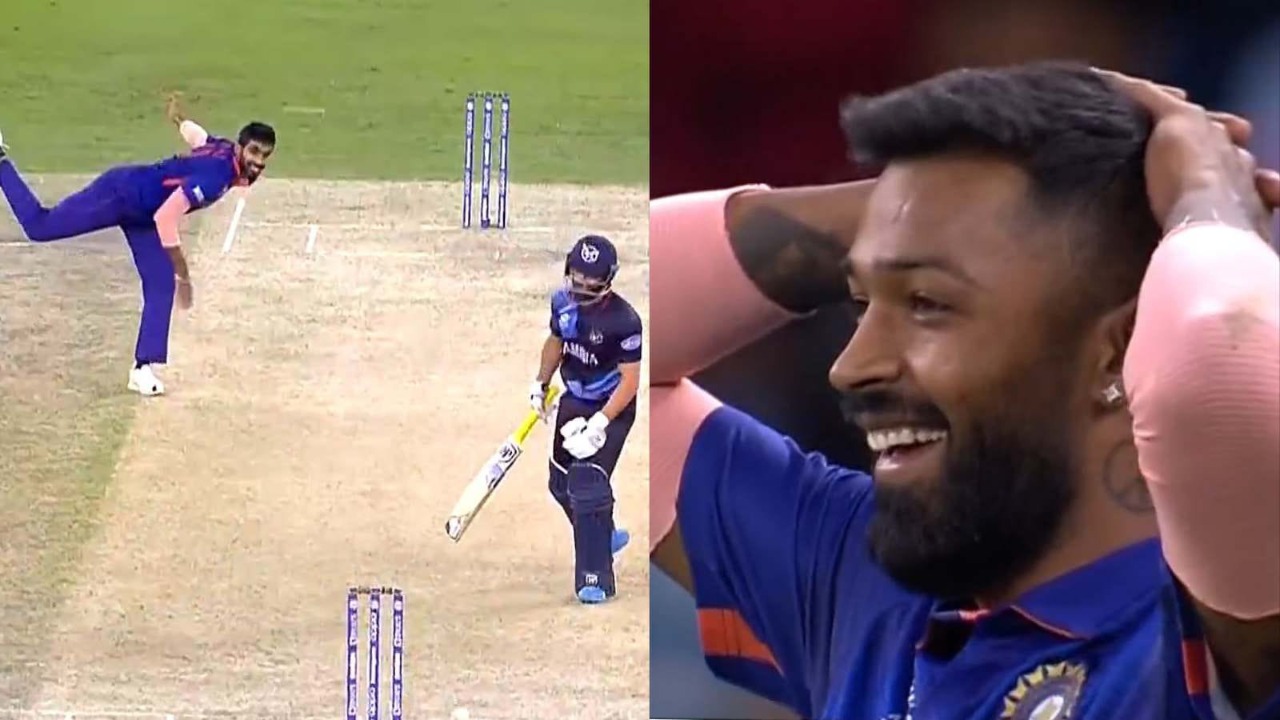 WATCH – Jasprit Bumrah amusingly misses run out despite batter giving up during India vs Namibia clash in T20 World Cup 2021