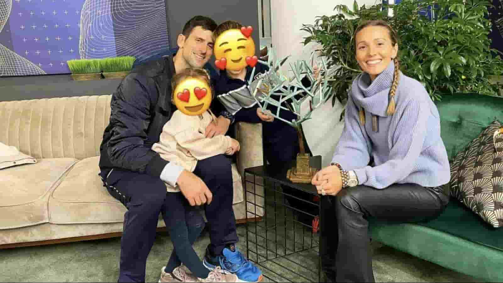 ‘The Immortal Wolf’: Wife Jelena congratulates Djokovic for winning Paris Masters in her own style, Djokovic replies