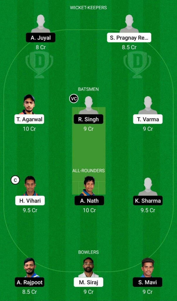 HYD vs UP Dream11