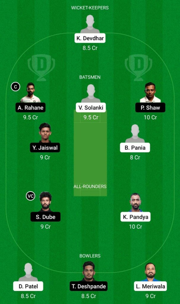 BRD vs MUM Dream11