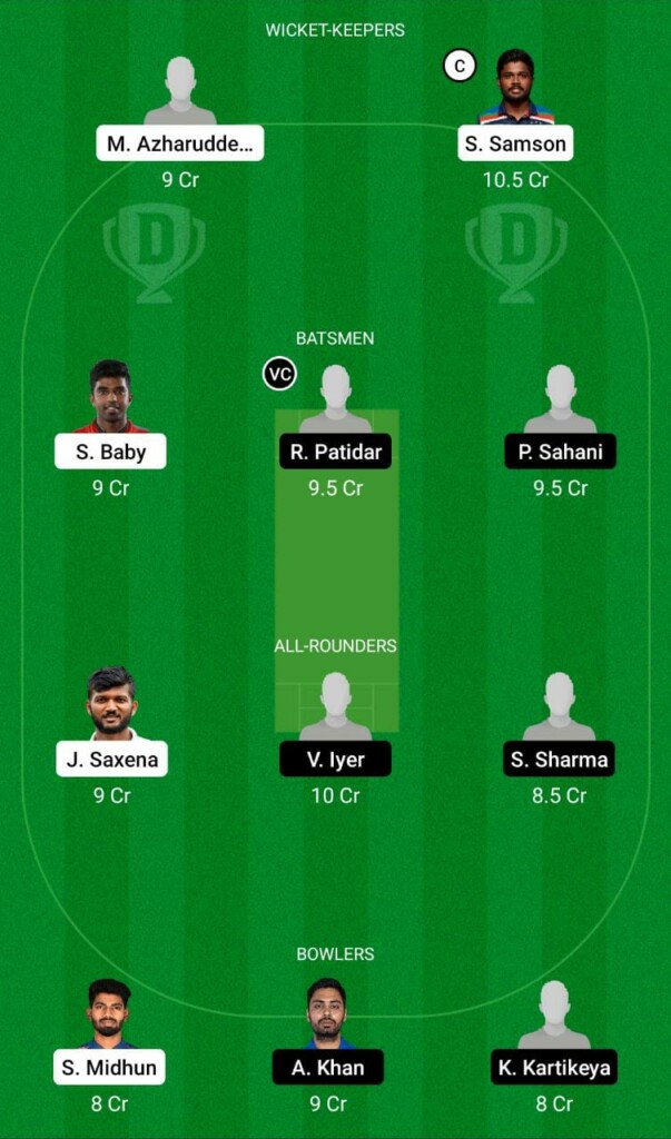 KER vs MP Dream11