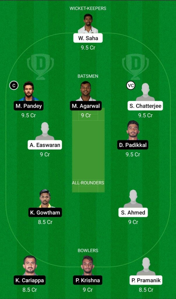 BEN vs KAR Dream11