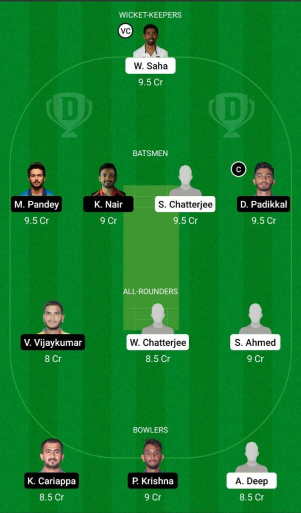 BEN vs KAR Dream11