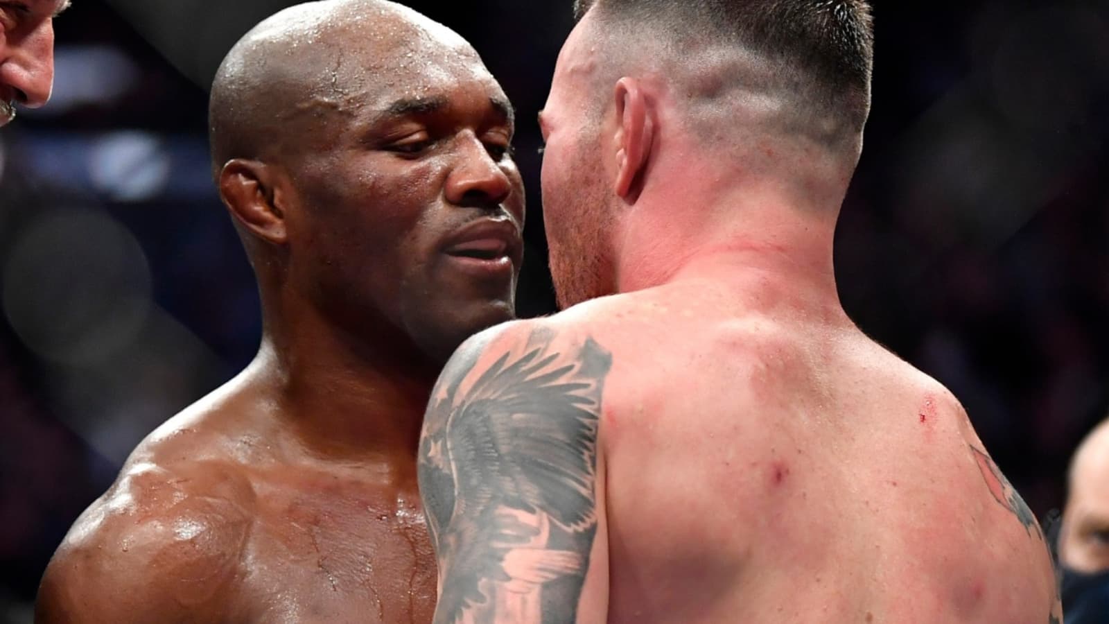 WATCH: “You can kiss later,” Referee pokes fun at Kamaru Usman and Colby Covington after the fight at UFC 268