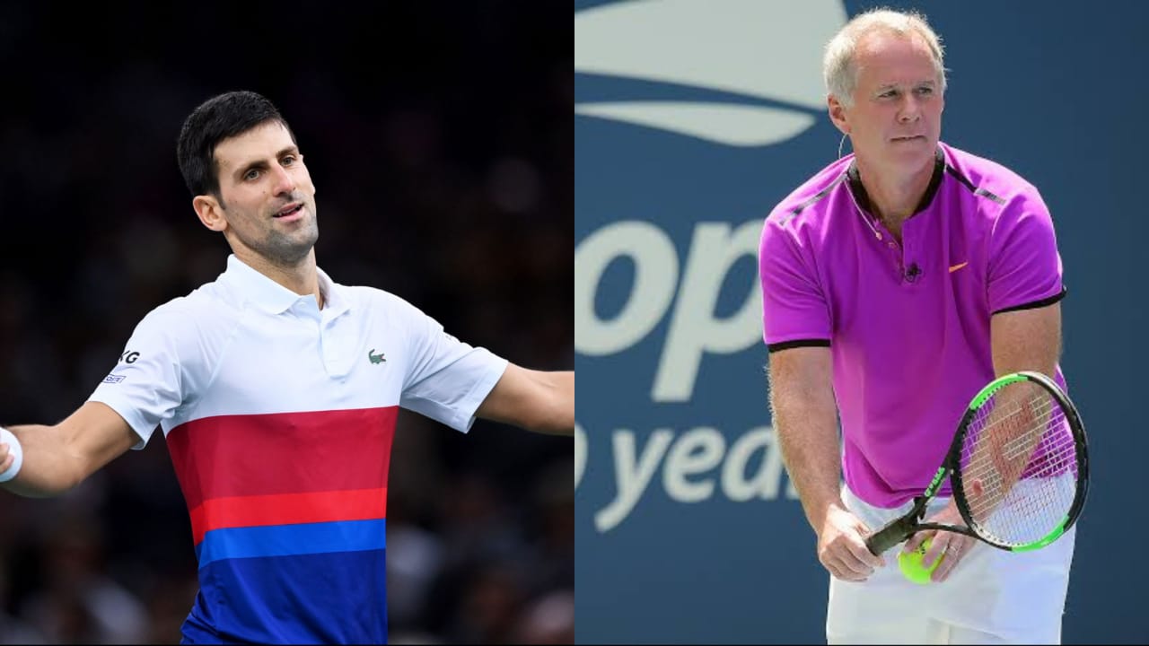 Patrick McEnroe declares Novak Djokovic as the Greatest Of All Times after his win at the Rolex Paris Masters 2021