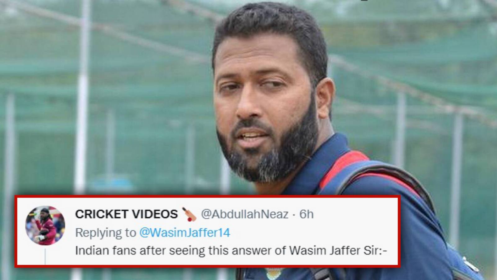 Wasim Jaffer comes up with a savage reply to Pakistan Cricket’s ‘How are you feeling, Indian fans’ tweet