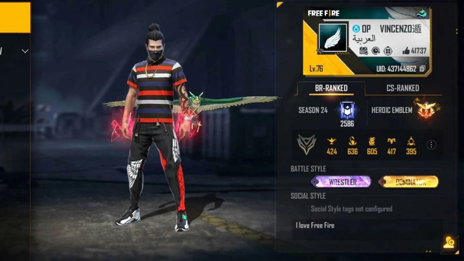 OP Vincenzo Free Fire ID, Stats, K/D Ratio, YouTube Channel, Monthly Income And More For November 2021