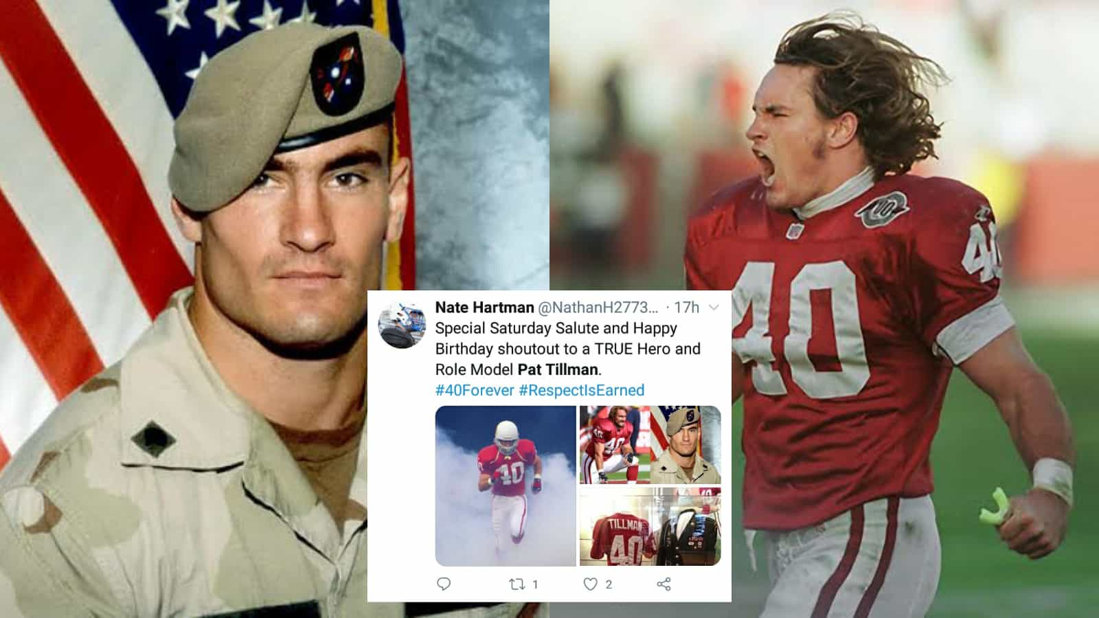 NFL Twitter Pays Tribute to American Hero Pat Tillman on What Would Have Been His 45th Birthday