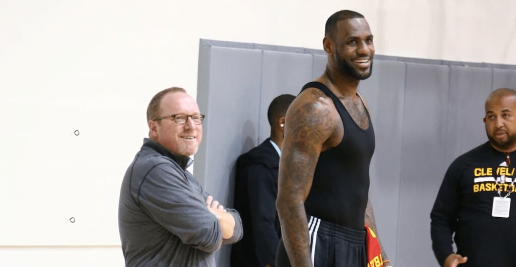 David Griffin and LeBron James