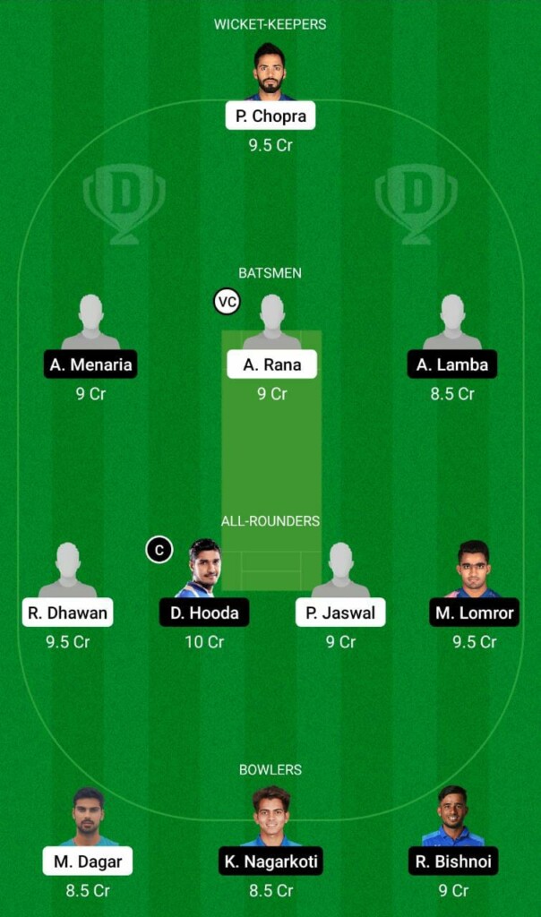 HIM vs RJS Dream11