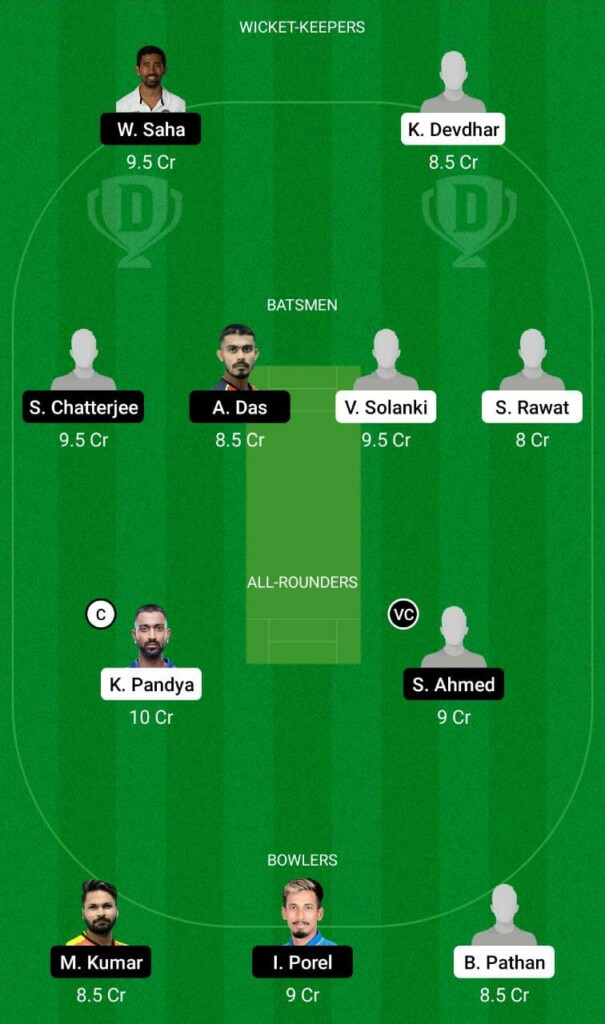 BRD vs BEN Dream11