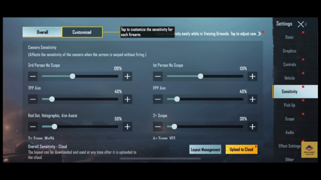 Best BGMI sensitivity settings for headshot in close and long range for November 2021