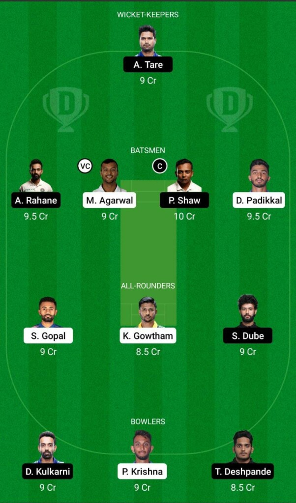 KAR vs MUM Dream11