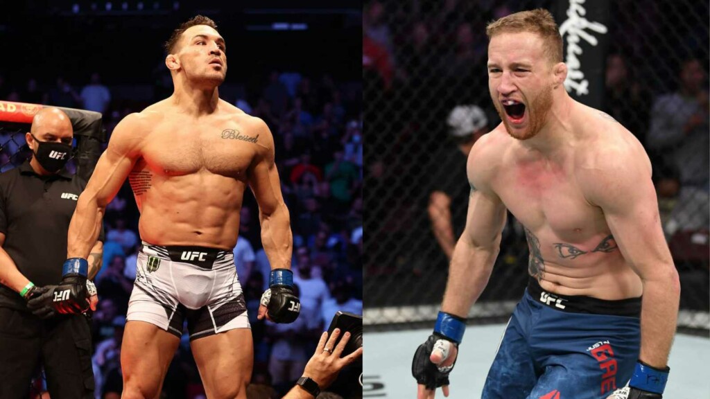 Michael Chandler and Justin Gaethje