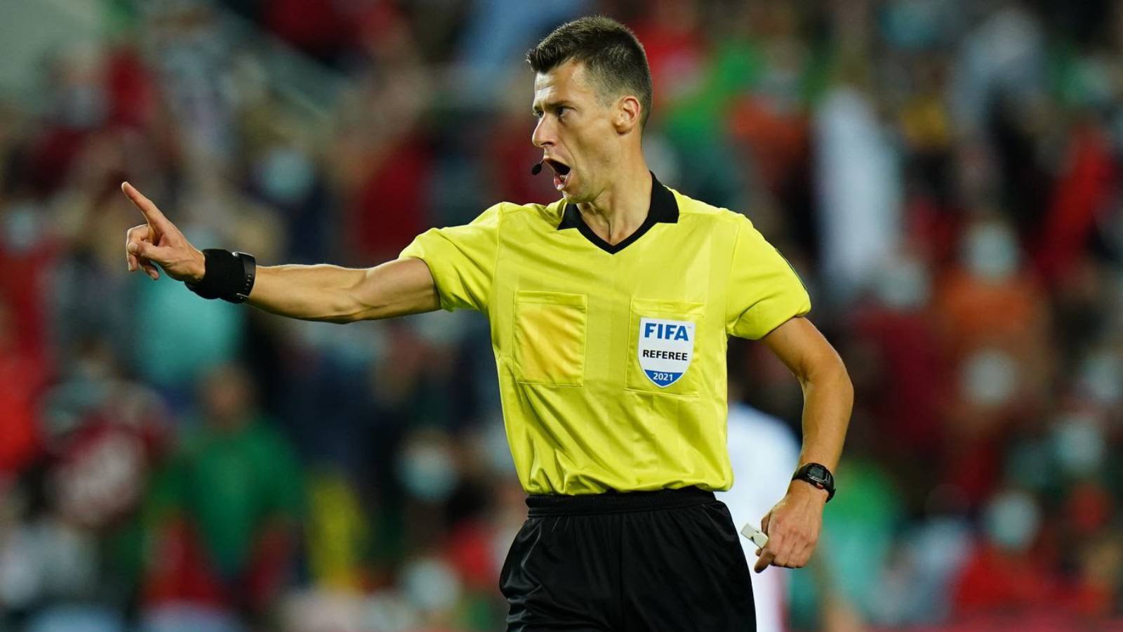 Who is the Referee for the Champions League match between Real Madrid and Shakhtar Donetsk?