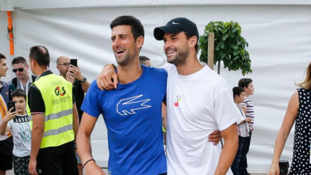 Novak Djokovic and Grigor Dimitrov