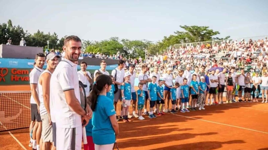 Marin Cilic during his charity event earlier this year