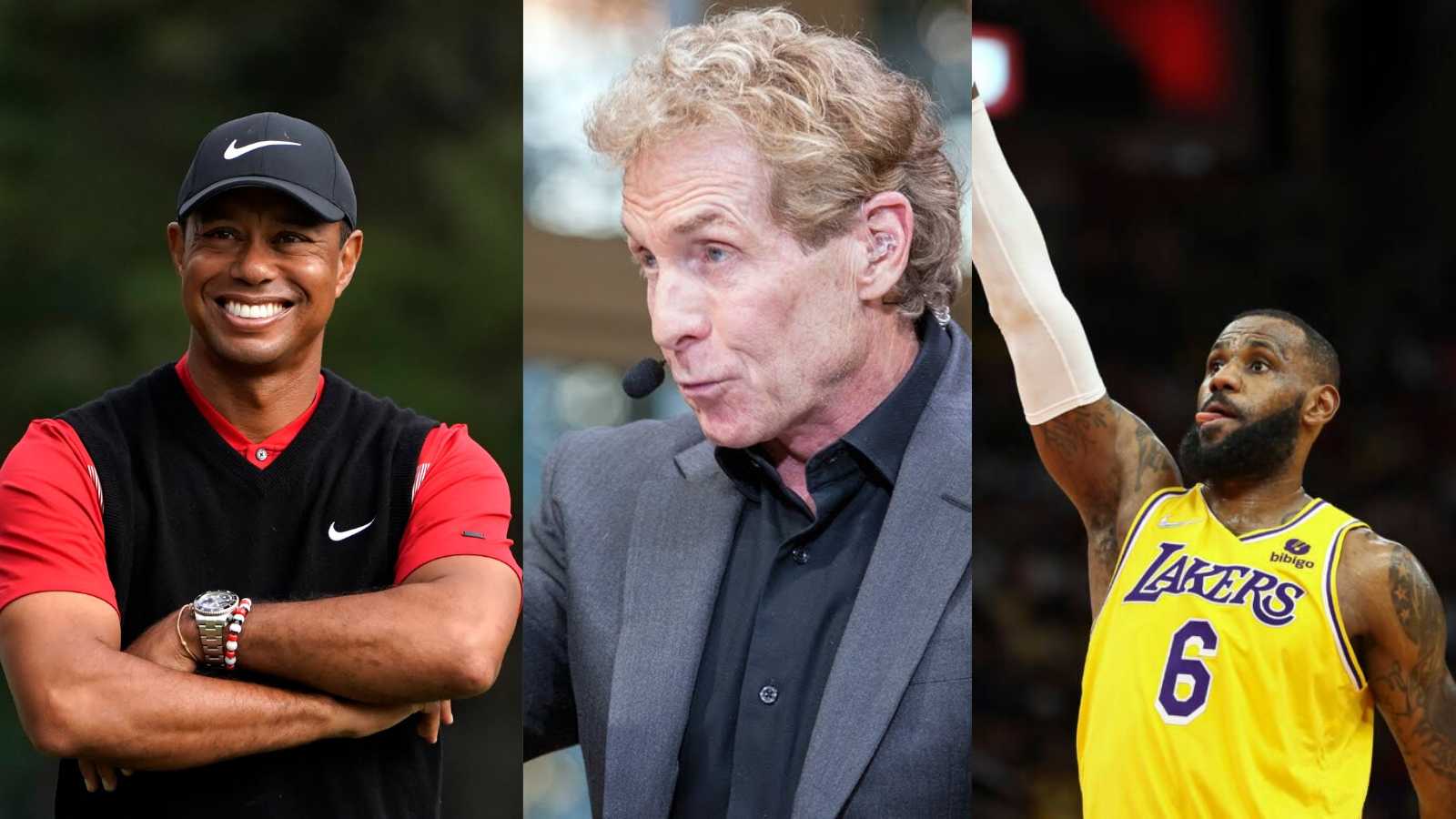 “Tiger Woods is greatest player born on this day”- Skip Bayless shamelessly takes a dig at LeBron James