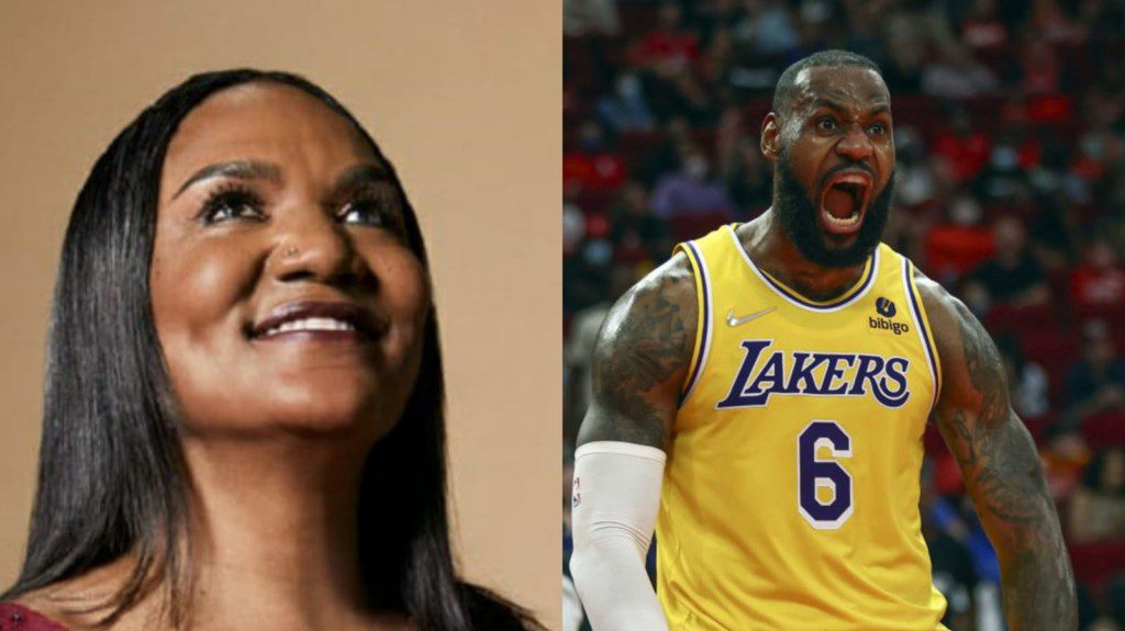 LeBron James and Mother Gloria James