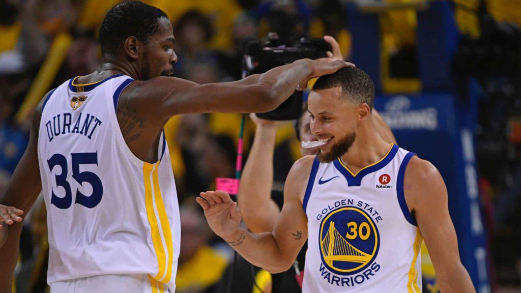 Kevin Durant and Stephen Curry