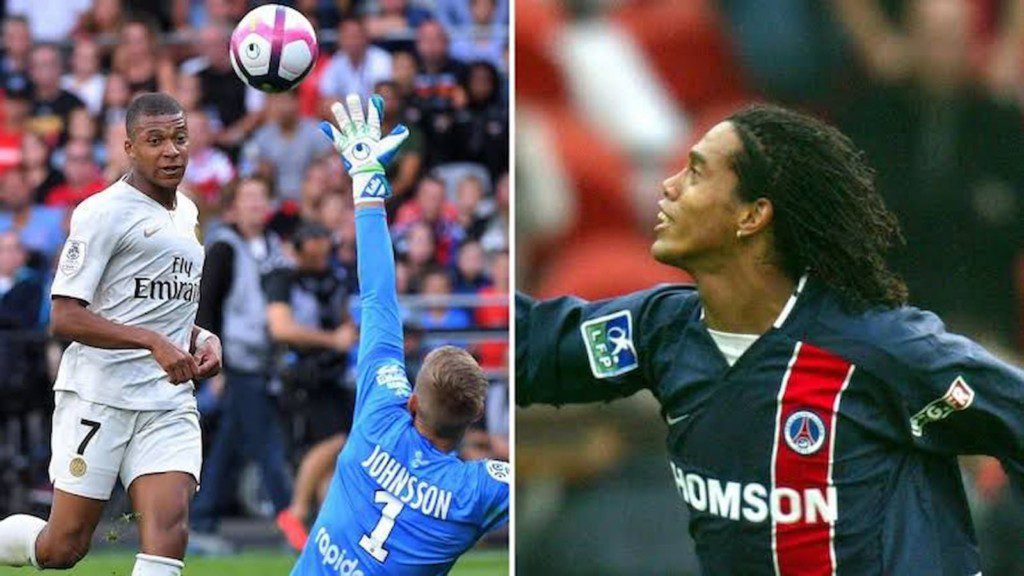 Kylian Mbappe and Ronaldinho