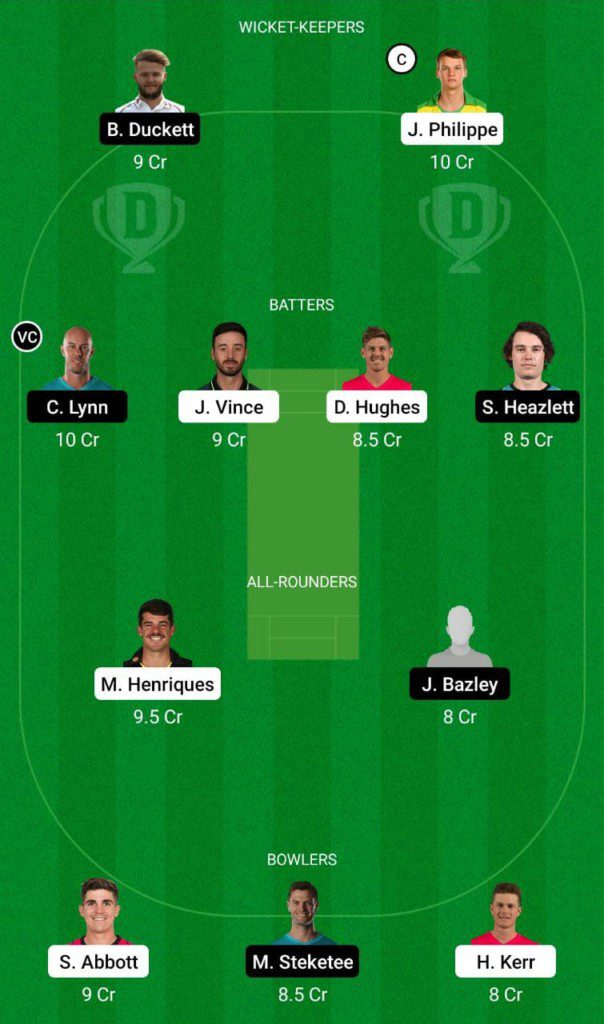 SIX vs HEA Dream11